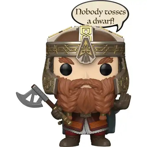 Movies: The Lord of the Rings Gimli Pop! Sayings Funko Pop! Vinyl Figure #2028