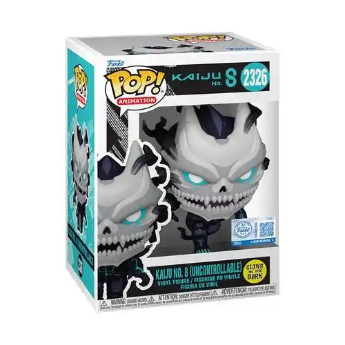 Animation: Kaiju No. 8 (Uncontrollable) Glow-in-the-Dark Funko Pop! Vinyl Figure #2326 - Exclusive