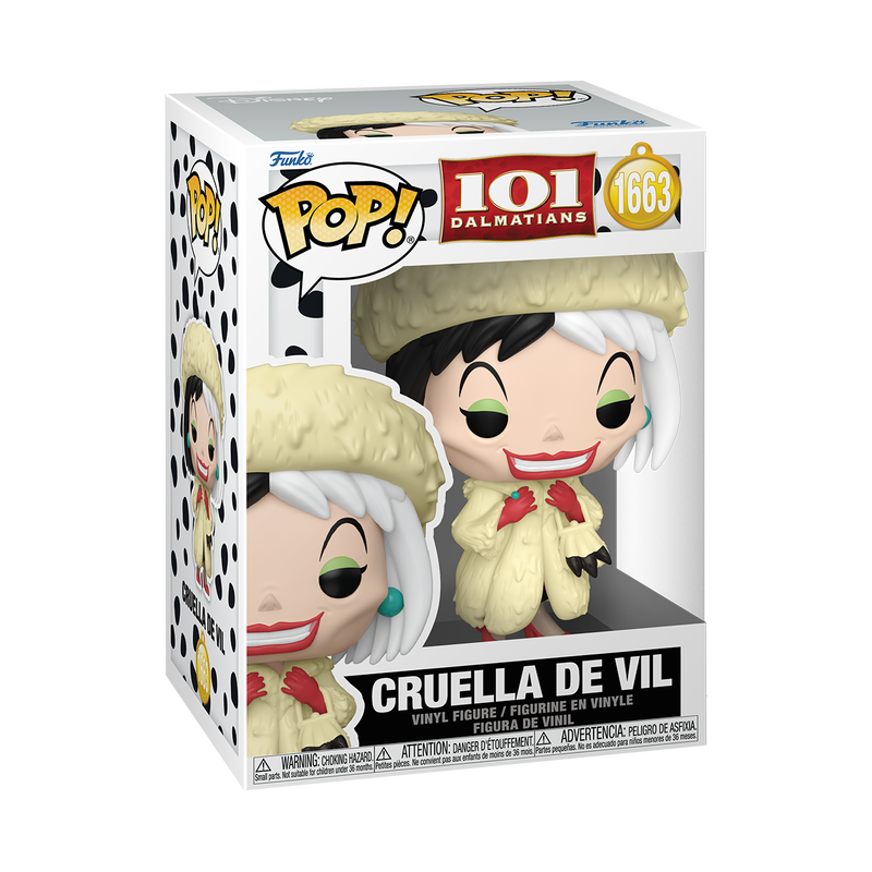 101 Dalmatians Cruella De Vil Funko Pop! Vinyl Figure #1663