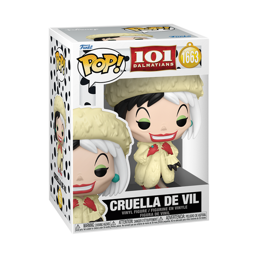 101 Dalmatians Cruella De Vil Funko Pop! Vinyl Figure #1663