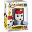 Television: Snoopy & Woodstock Flocked Funko Pop! Vinyl Figure #2096 - Entertainment Earth Exclusive