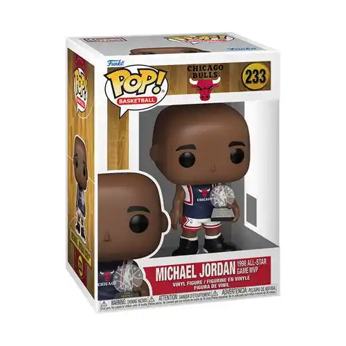 Sports: NBA Bulls Michael Jordan 1998 All-Star Game MVP Funko Pop! Vinyl Figure #233